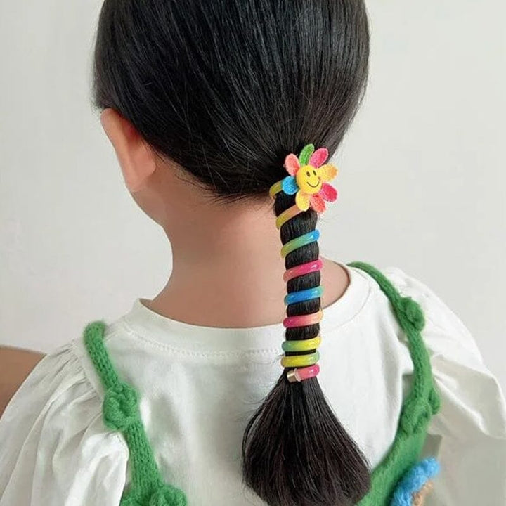 Colorful Telephone Wire Hair Bands for Girls - FOFOPO