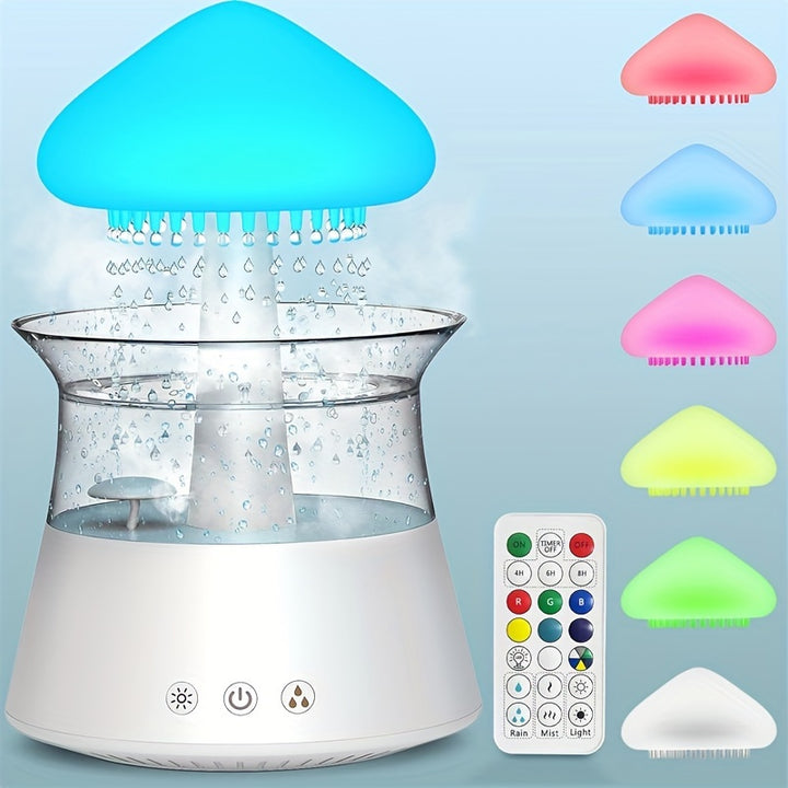 Rain Lamp Cloud Humidifier Water Drip Rain Sounds for Sleeping - FOFOPO