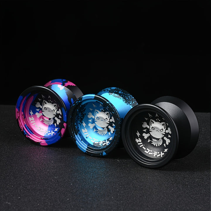 10-Rope Professional Yo-Yo - High-Performance Unresponsive Metal Aluminum Alloy Design - FOFOPO