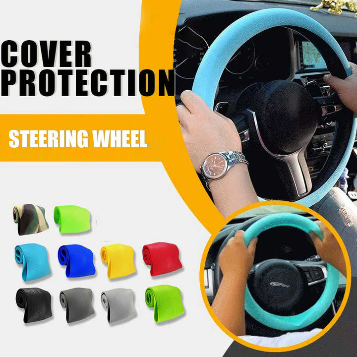 Car Silicone Steering Wheel Cover - FOFOPO