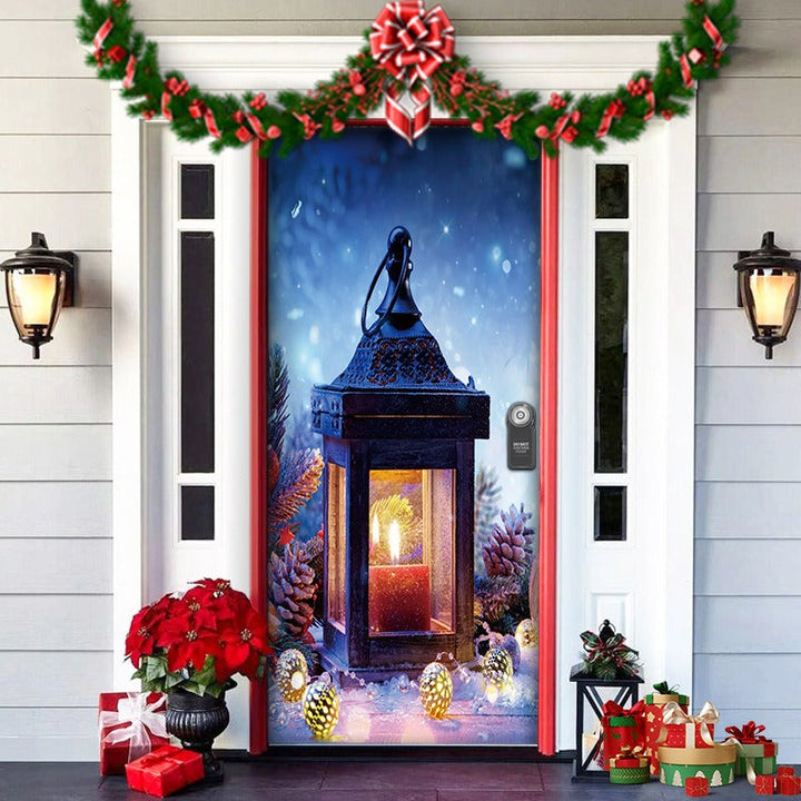 Nightmare Before Christmas Outdoor Decorations Props Christmas Elves Door Cover - FOFOPO