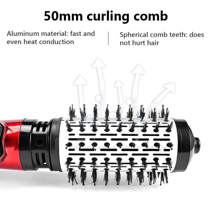 3-in-1 Hot Air Styler and Rotating Hair Dryer for Dry Hair, Curl Hair, Straighten Hair - FOFOPO