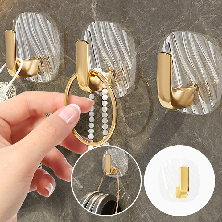 Transparent Acrylic Adhesive Wall Hook Exquisite Punch-Free Hook - FOFOPO