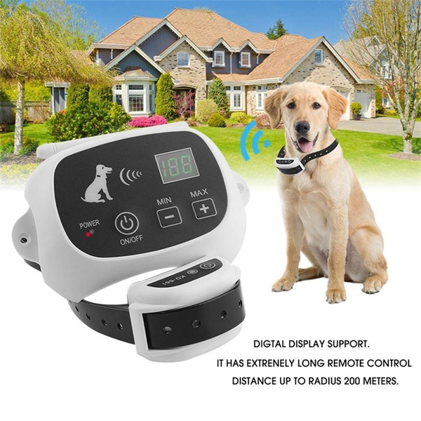 Wireless Dog Fence Waterproof Electric Dog Collar - FOFOPO