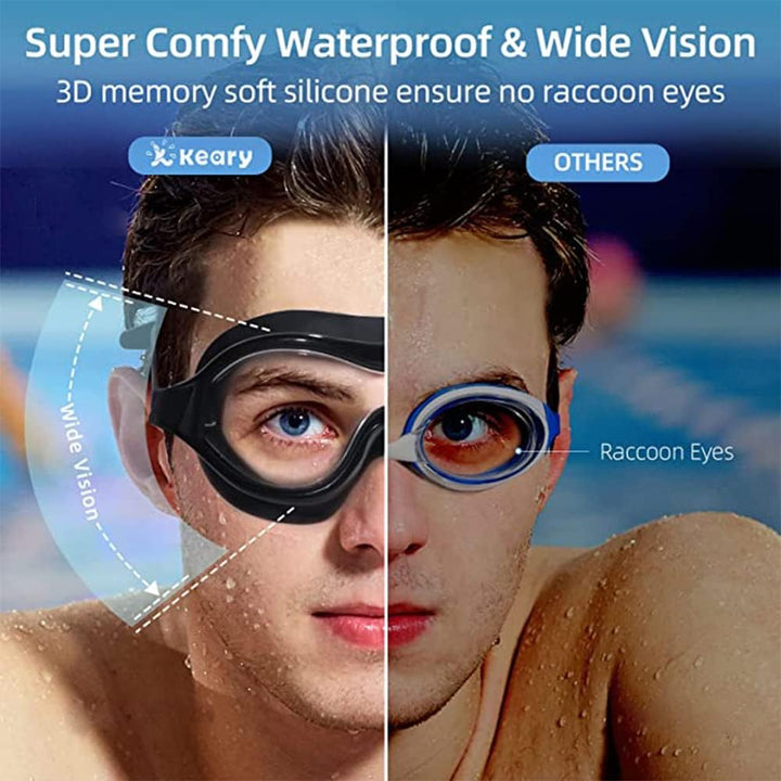 No Leaking Anti-Fog Pool Goggles Swimming Goggles For Adults And Children - FOFOPO