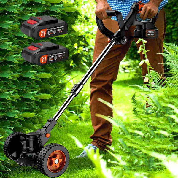 Electric Cordless Lawn Grass Weed Wacker Edge Trimmer