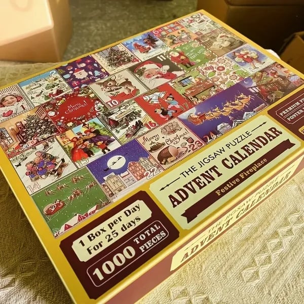 Christmas Advent Calendar Jigsaw Puzzle 1000pcs - FOFOPO