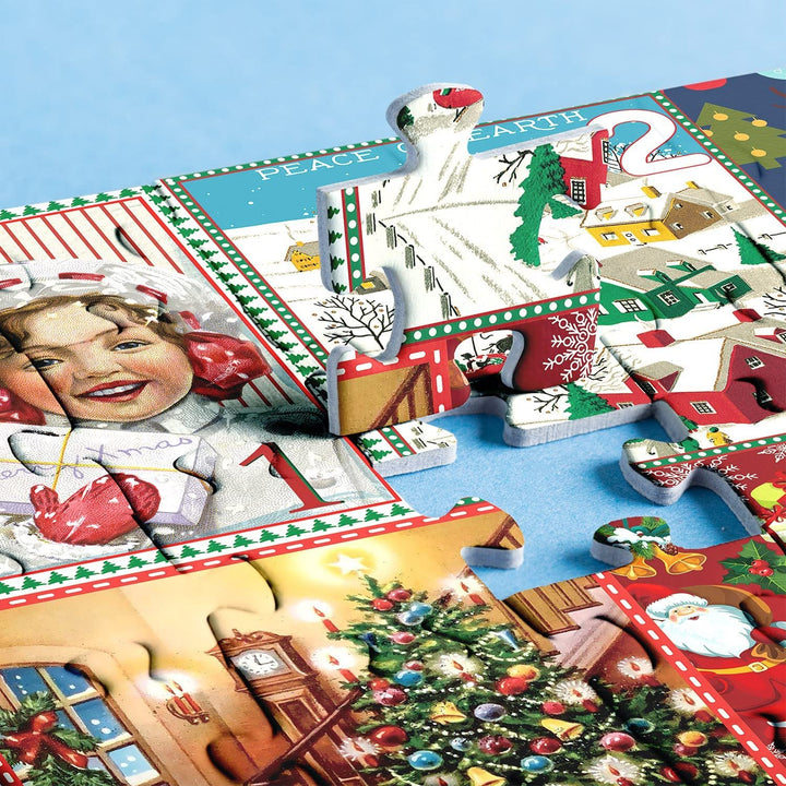 Christmas Advent Calendar Jigsaw Puzzle 1000pcs - FOFOPO