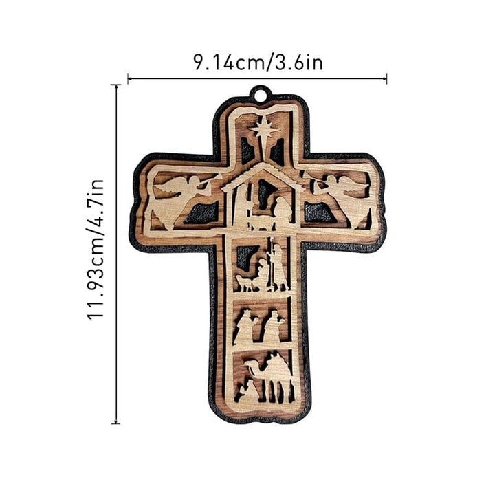 Cross Nativity Ornament - FOFOPO