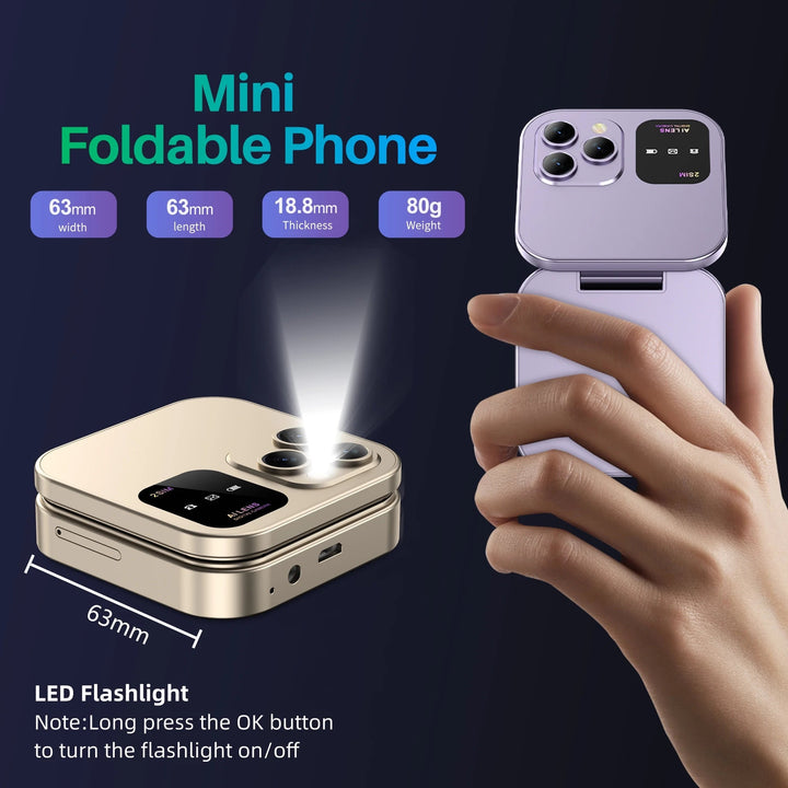 FlipMobi Mini Flip Unlocked Cellphone - FOFOPO