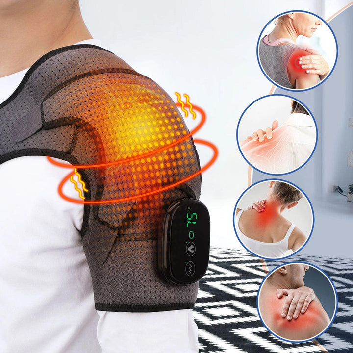 Heating Shoulder Brace Shoulder Massager - FOFOPO