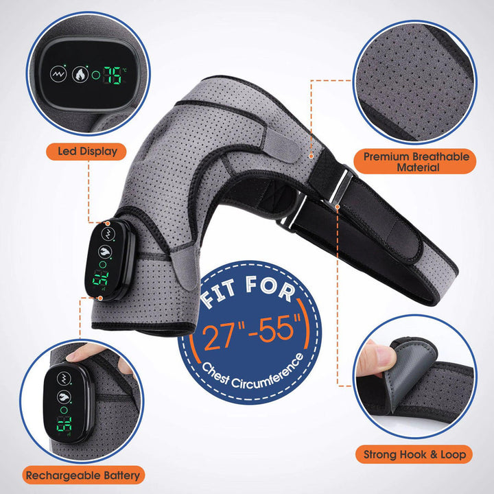 Heating Shoulder Brace Shoulder Massager - FOFOPO