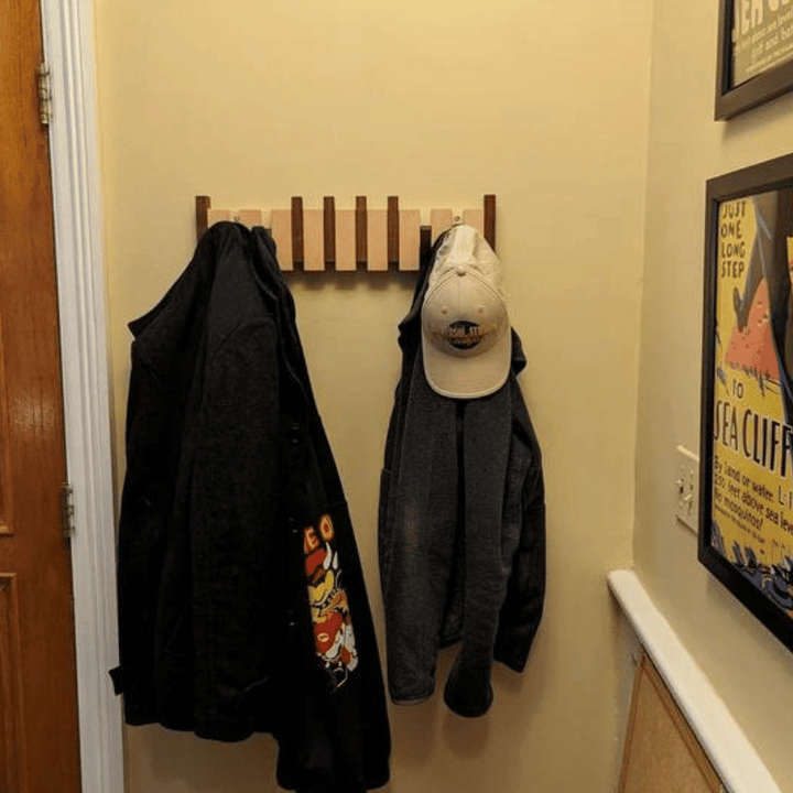 Handmade Wooden Coat Rack - FOFOPO