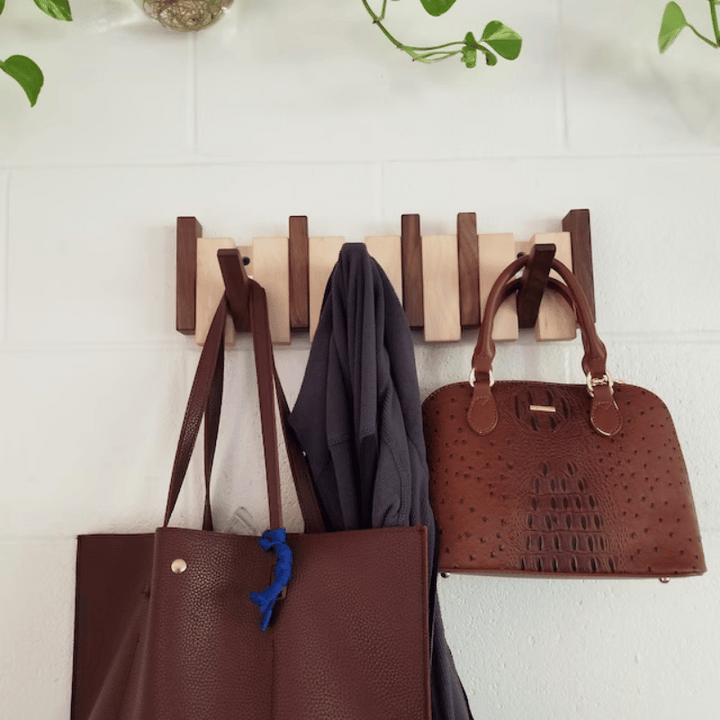 Handmade Wooden Coat Rack - FOFOPO