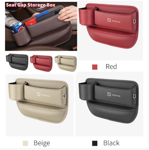 Car Leather Cup Holder Gap Bag