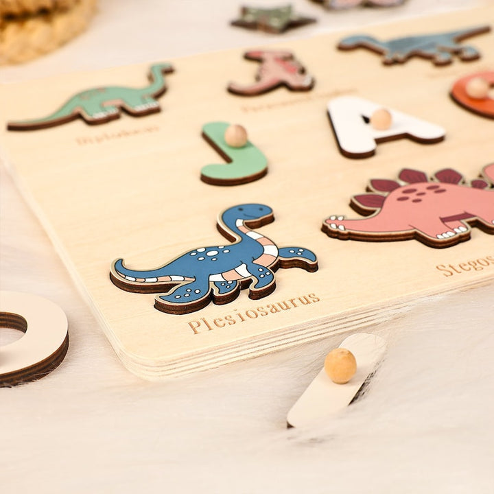 Customized Baby Name Dinosaur Puzzle - FOFOPO