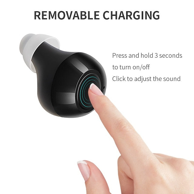 Invisible Rechargeable ITE Mini Hearing Aid - FOFOPO