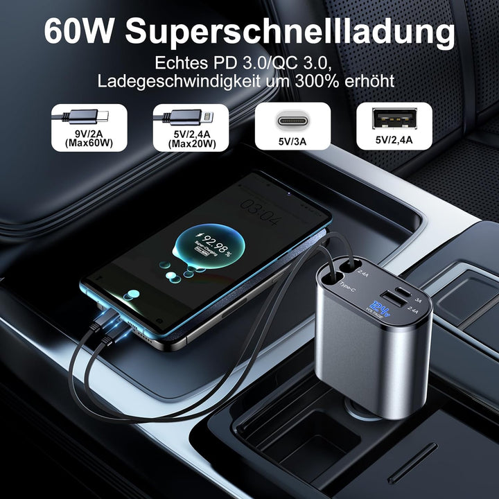 Lightning 4-in-1 Autoladegerät - FOFOPO