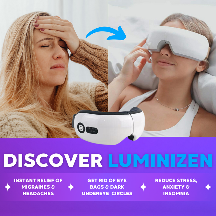 Cutting Edge Smart Technology Eye Massager-Relieves Headaches, Improves Sleep, Eases Eye Fatigue, Reduces Dark Circles - FOFOPO