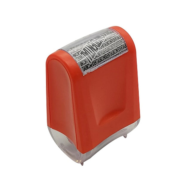 1pc Roller Identity Theft Protection Stamp For ID Privacy Confidential Data Guard Rolling Stamps Reusable - FOFOPO