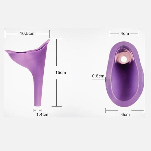 Female Urinal Pee Funnel Portable Urination Device for Camping Travel Hiking Gear,Urinal for Women - FOFOPO