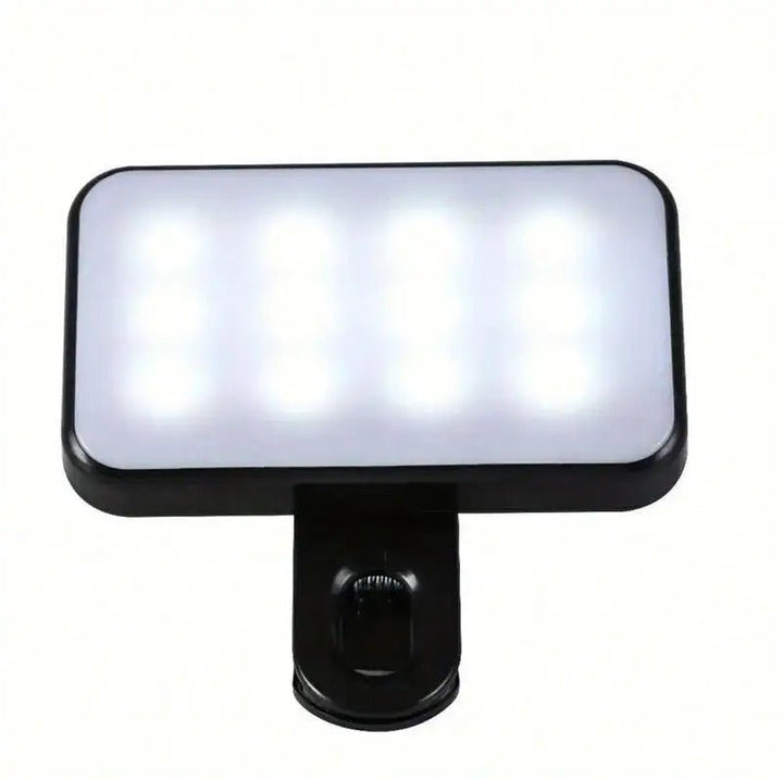 Mobile Phone Clip-On LED Light - LED High Power Rechargeable Clip Fill Video Light - FOFOPO