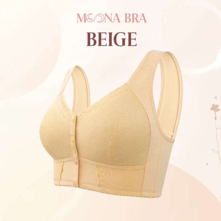 Moona Bra - Front Closure Breathable Bras For Seniors - FOFOPO