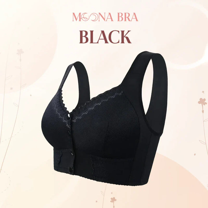 Moona Bra - Front Closure Breathable Bras For Seniors - FOFOPO