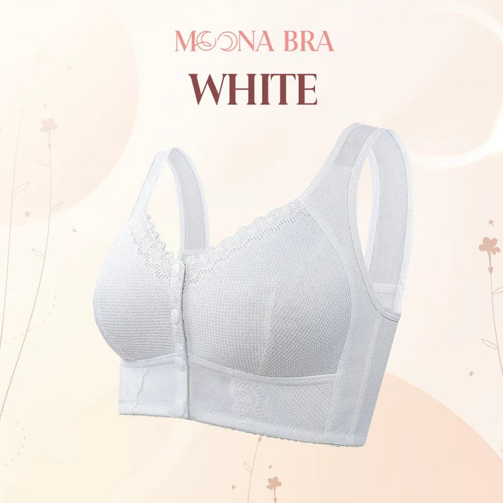 Moona Bra - Front Closure Breathable Bras For Seniors - FOFOPO