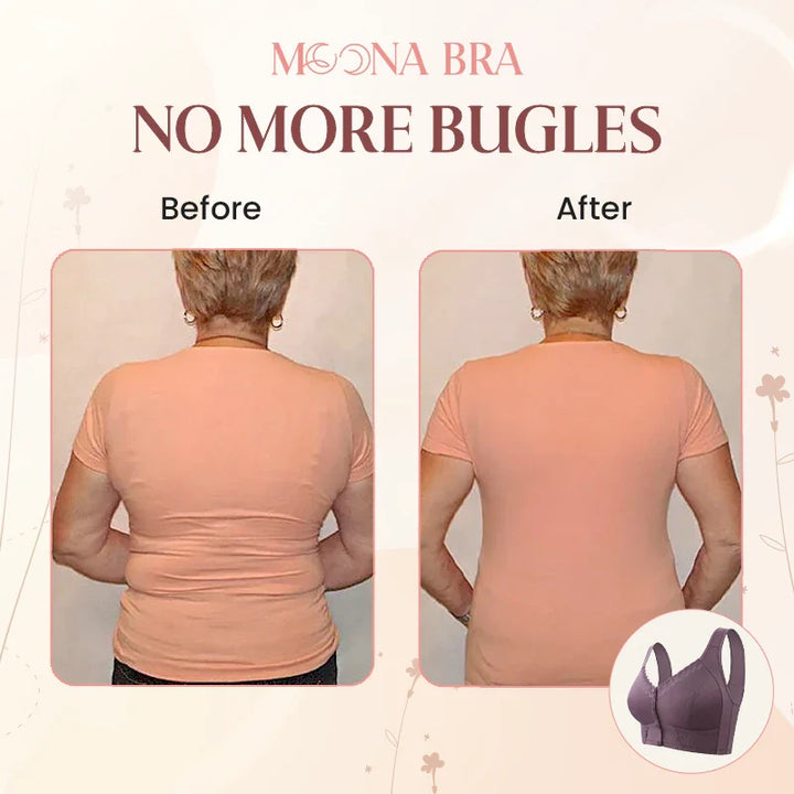 Moona Bra - Front Closure Breathable Bras For Seniors - FOFOPO