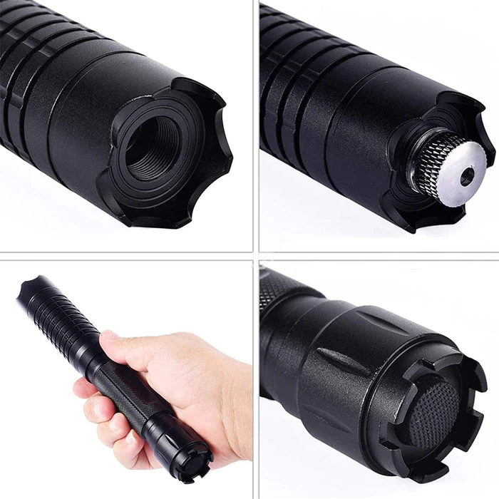 Burning Blue High-Power Tactical Laser Torch- Military Grade Flashlights - FOFOPO