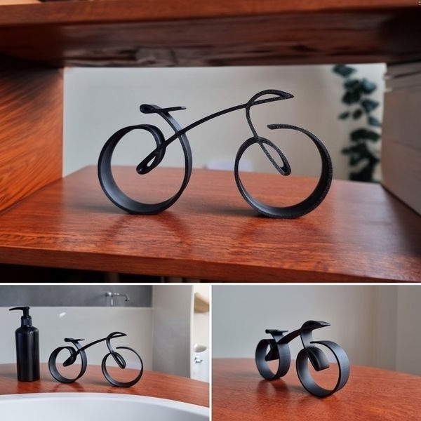 Minimalistic Bicycle Sculpture Wire Framed Style - FOFOPO