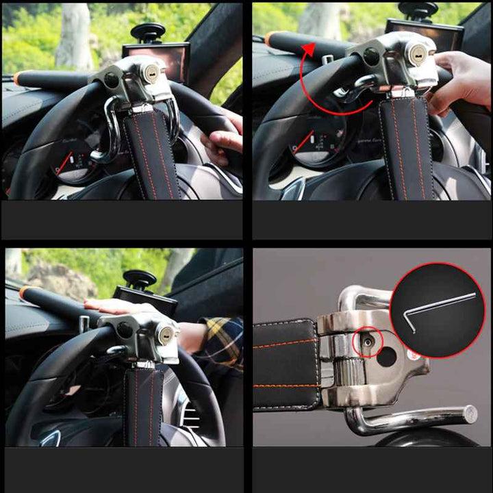 Powerful Car Steering Wheel Lock Bar - FOFOPO