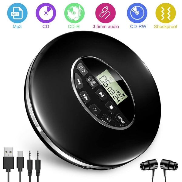 Small Portable Walkman CD Player For Car - FOFOPO