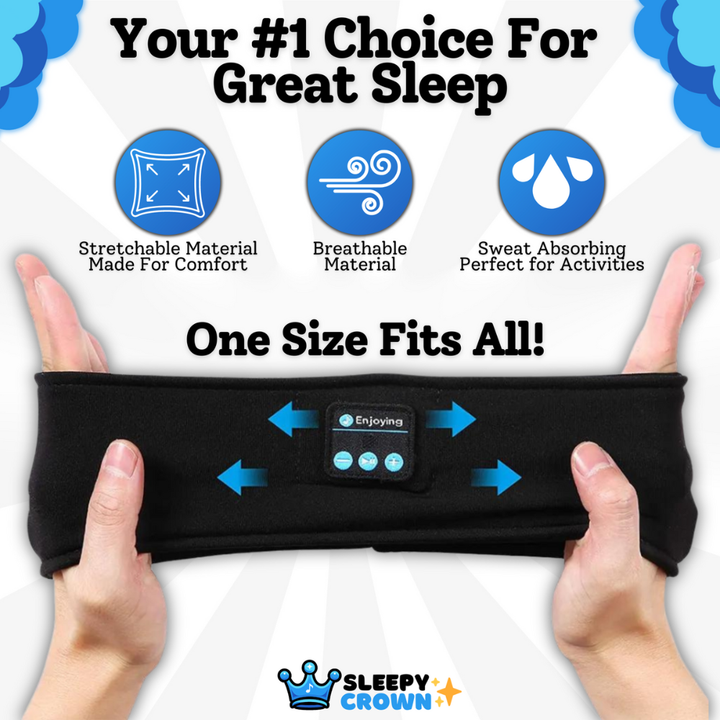 SleepyCrown | Comfy Sleep Headphones - FOFOPO