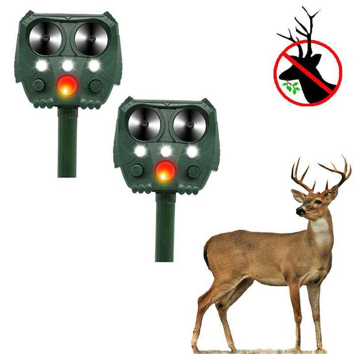 Ultrasonic Deer Repeller & Deterrent - Get Rid of Deer in 48 h - FOFOPO