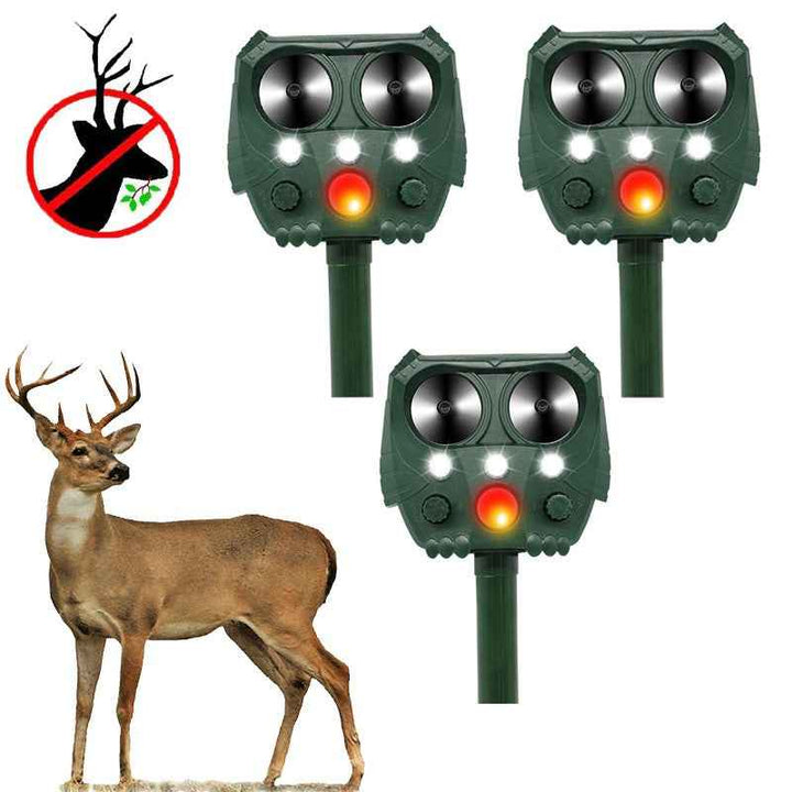 Ultrasonic Deer Repeller & Deterrent - Get Rid of Deer in 48 h - FOFOPO