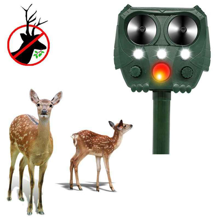 Ultrasonic Deer Repeller & Deterrent - Get Rid of Deer in 48 h - FOFOPO