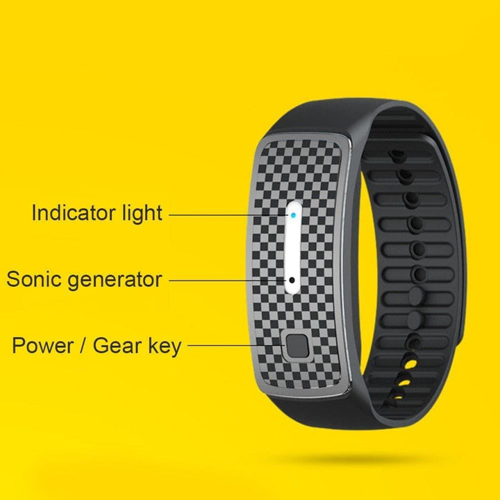 Ultrasonic Mosquito Repellent Bracelet - USB Charging - FOFOPO