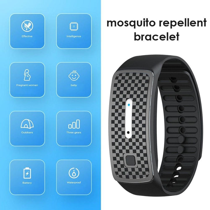 Ultrasonic Mosquito Repellent Bracelet - USB Charging - FOFOPO