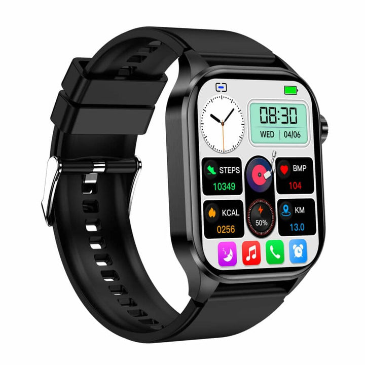 ECG Blood Sugar Blood Pressure Call Intelligent Health Management Smart Watch - FOFOPO