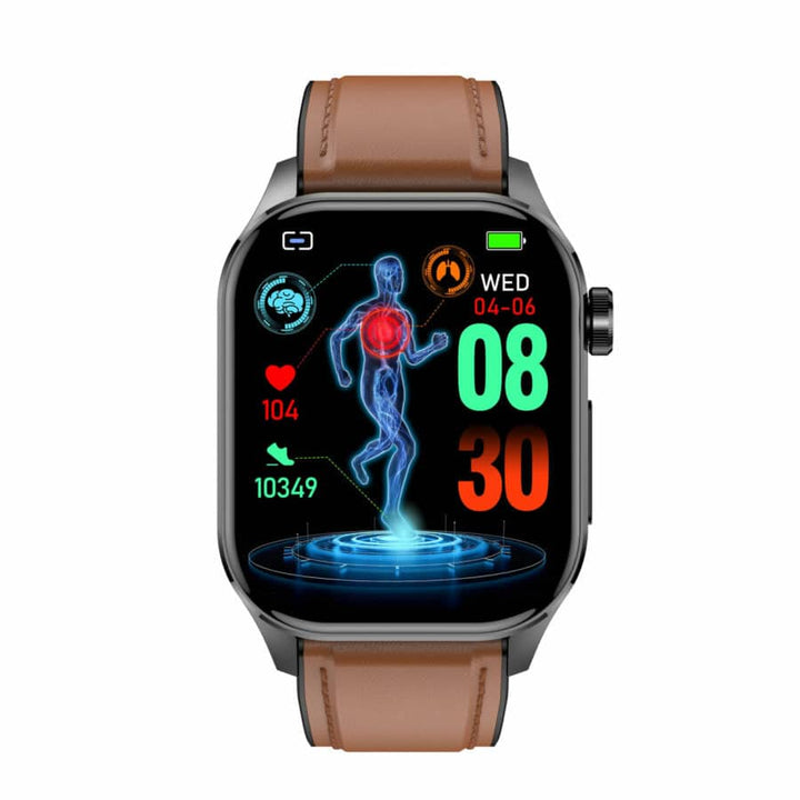 ECG Blood Sugar Blood Pressure Call Intelligent Health Management Smart Watch - FOFOPO