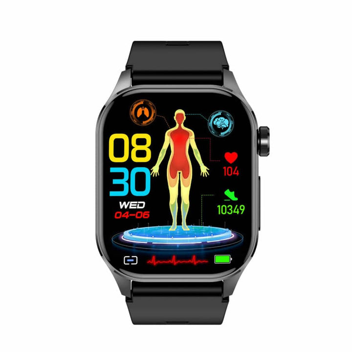 ECG Blood Sugar Blood Pressure Call Intelligent Health Management Smart Watch - FOFOPO