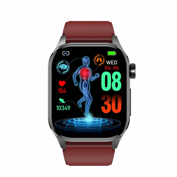 ECG Blood Sugar Blood Pressure Call Intelligent Health Management Smart Watch - FOFOPO