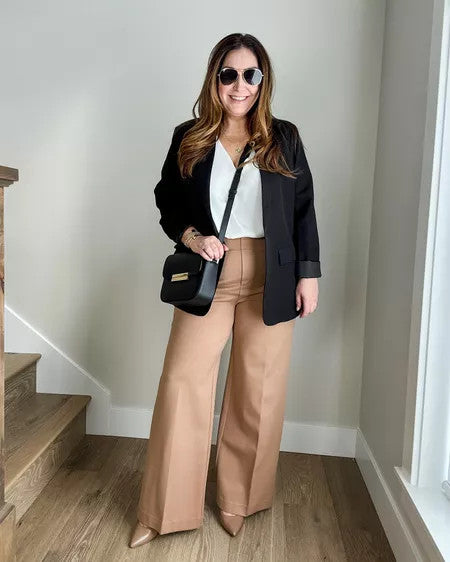 Tummy Control Button Wide Leg Pant(BUY 2 FREE SHIPPING) - FOFOPO