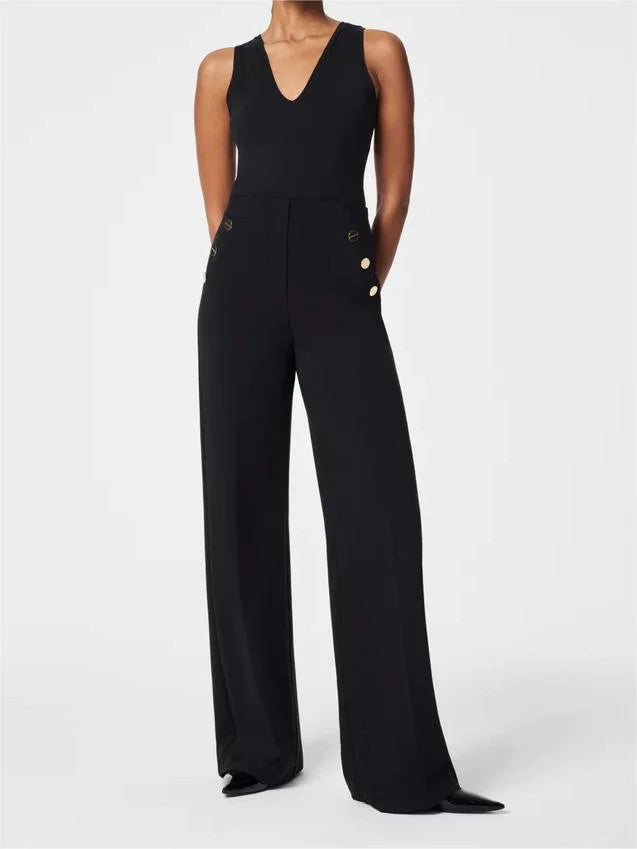 Tummy Control Button Wide Leg Pant(BUY 2 FREE SHIPPING) - FOFOPO