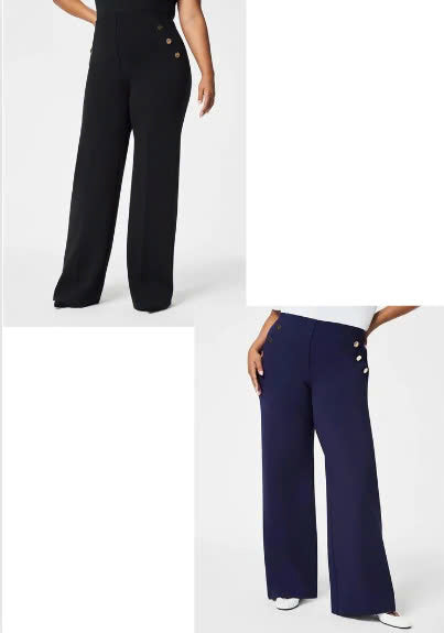 Tummy Control Button Wide Leg Pant(BUY 2 FREE SHIPPING) - FOFOPO