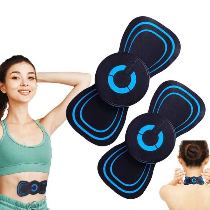 Microcurrent EMS Mini Massage Device Portable Electric Neck Massager for Pain Relief - FOFOPO