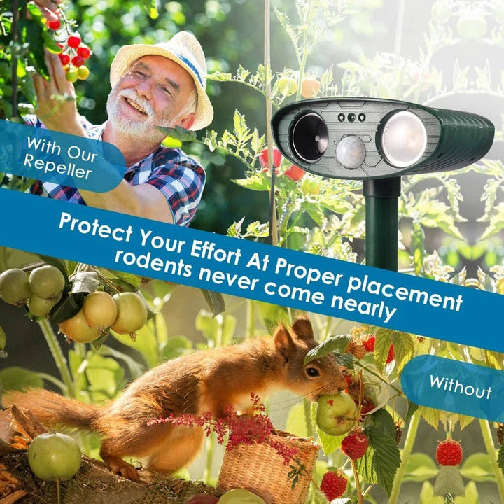 Raccoon Outdoor Ultrasonic Repeller - Solar Powered - FOFOPO