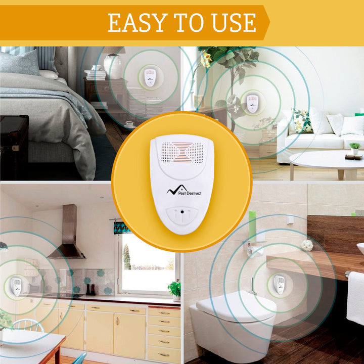 Ultrasonic Pest Repeller - Get Rid Of Pest In 48 Hours - FOFOPO